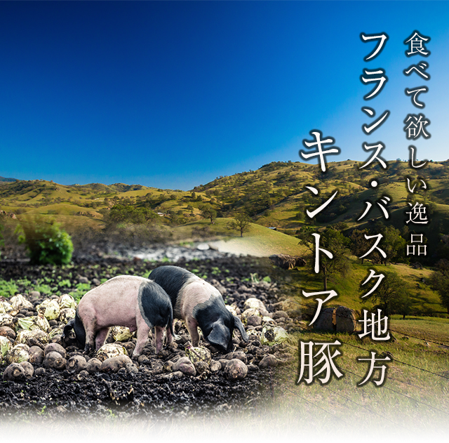 食べて欲しい逸品フランス・バスク地方キントア豚